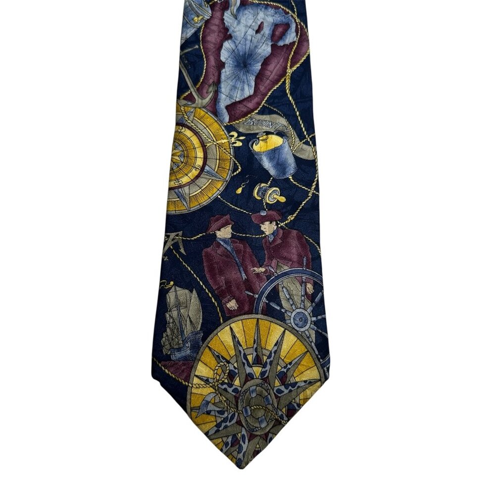American Film Classics Tie Mutiny On The Bounty 1993 Nautical Necktie